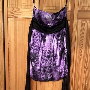 Purple and Black dress